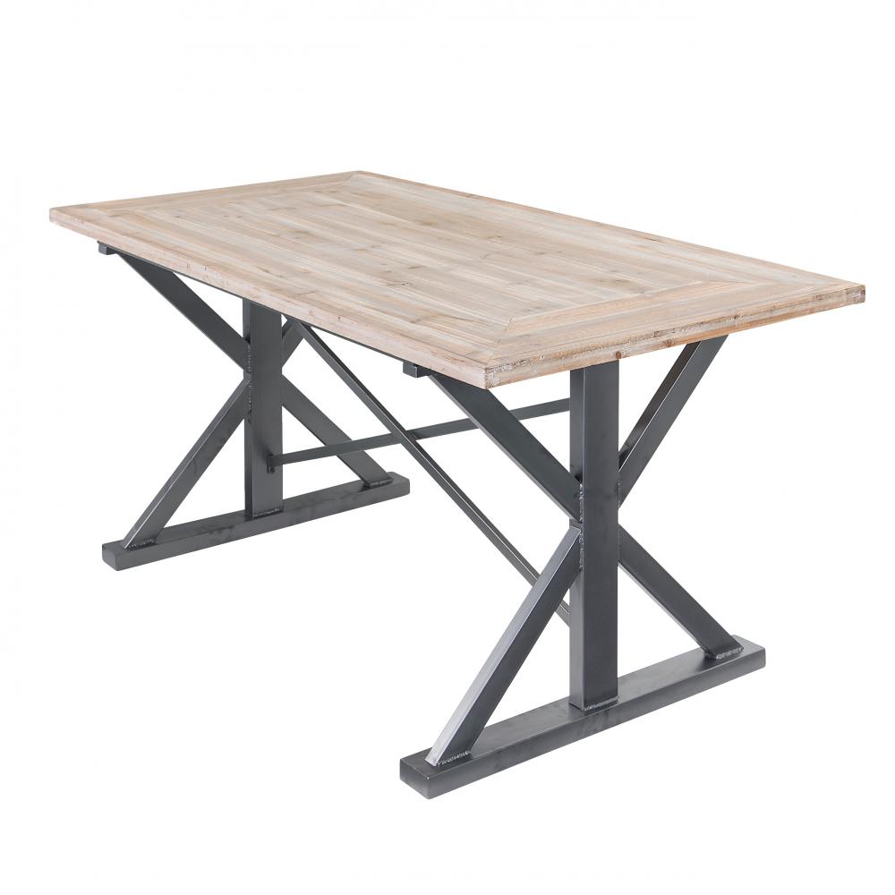 Dawson Rustic Wood Dining Table