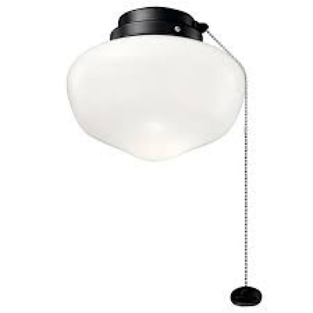 8" LED Schoolhouse Light Kit Satin Black