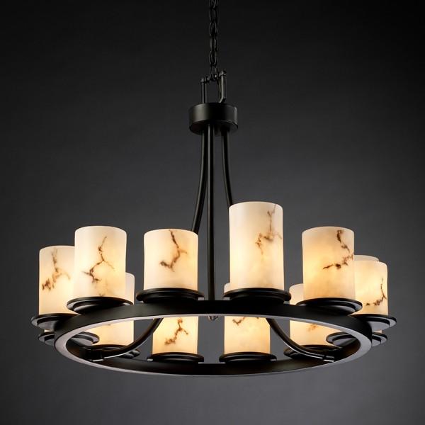 Dakota 12-Light Ring Chandelier (Short)