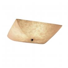 Justice Design Group CLD-9672-25-DBRZ - 24" Semi-Flush Bowl w/ GU24-LED Lamping