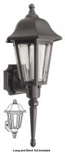 Wave Lighting 230SC-BK - MARLEX BRENTWOOD WALL LANTERN