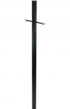 Wave Lighting 294-BK - 10' ALUM POST 2.95 X .050 X 120" BLACK POST